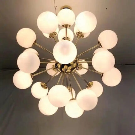 Crystal Ball Chandelier Aslam Lighting 01