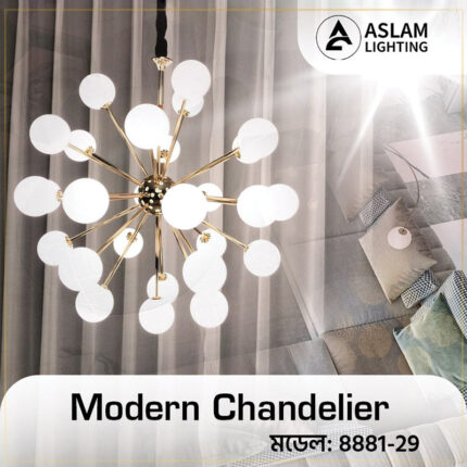 Crystal Ball Chandelier Aslam Lighting 02