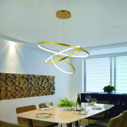 Gold Ring Pendant Lamp Aslam Lighting 02