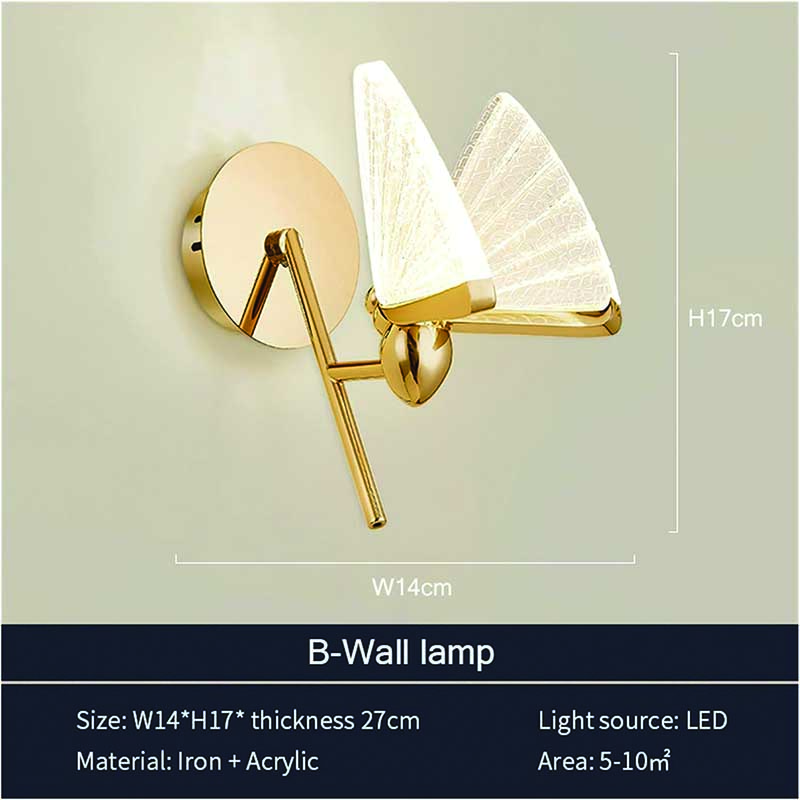 Luxury LED Butterfly Wall Sconce Aslam Lighting 03 Luxury LED Butterfly Wall Sconce Aslam Lighting 03