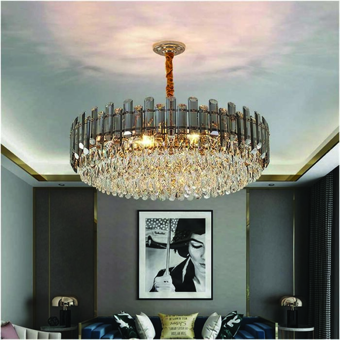 Minimalism Crystal Chandelier Aslam Lighting