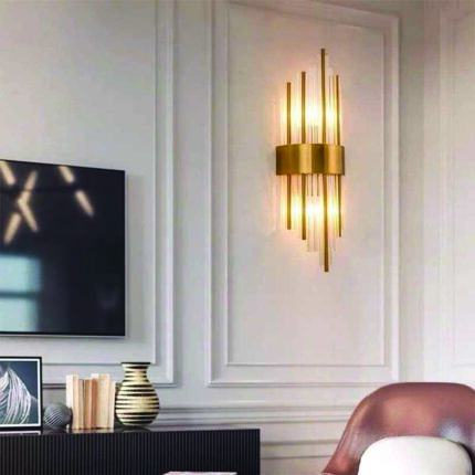 Modern Crystal Wall Sconce Aslam Lighting 01