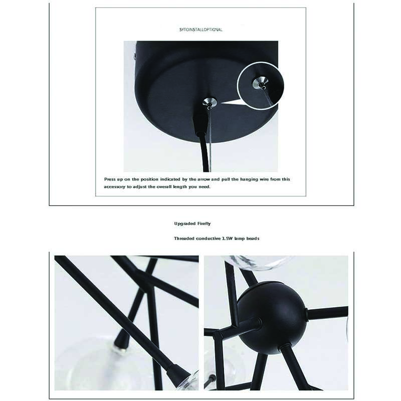 Modern Glass Ball Molecular Tree Chandelier Aslam Lighting 01 Modern Glass Ball Molecular Tree Chandelier Aslam Lighting 01