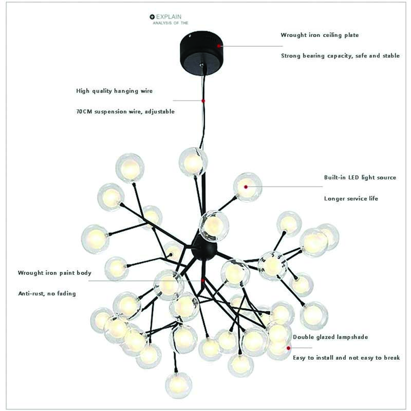 Modern Glass Ball Molecular Tree Chandelier Aslam Lighting 06 Modern Glass Ball Molecular Tree Chandelier Aslam Lighting 06