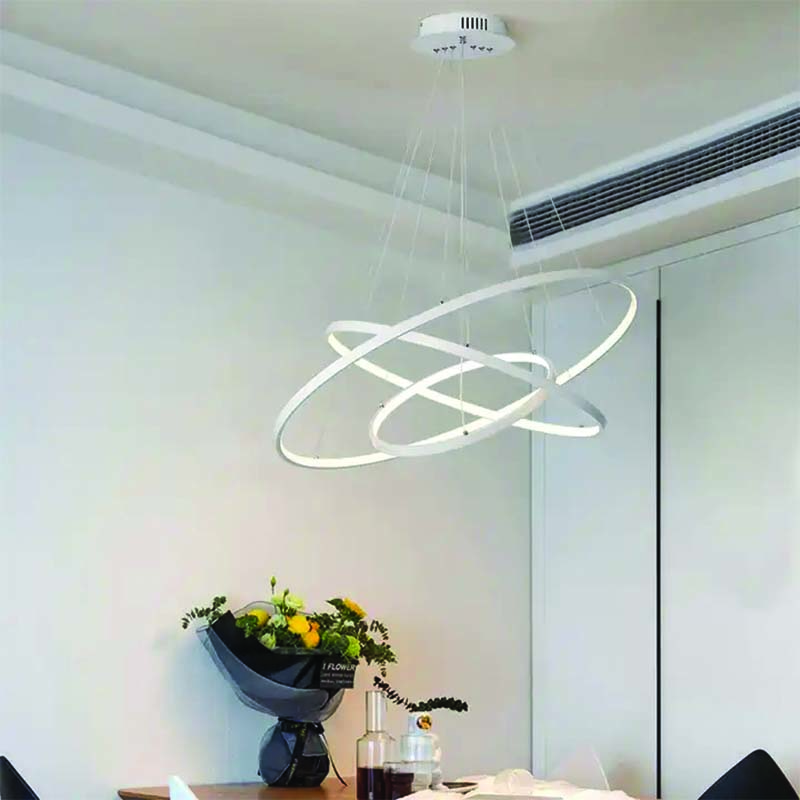 Ring Shaped Aluminum Chandelier Aslam Lighting 02 Ring Shaped Aluminum Chandelier Aslam Lighting 02