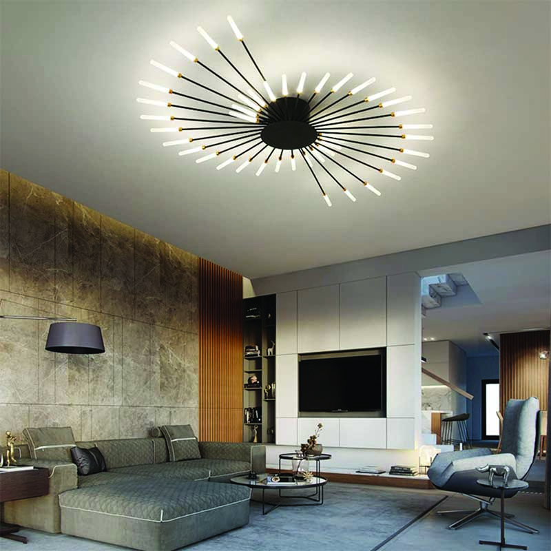 Sparkling Fireworks LED Chandelier Aslam Lighting 05 Sparkling Fireworks LED Chandelier Aslam Lighting 05